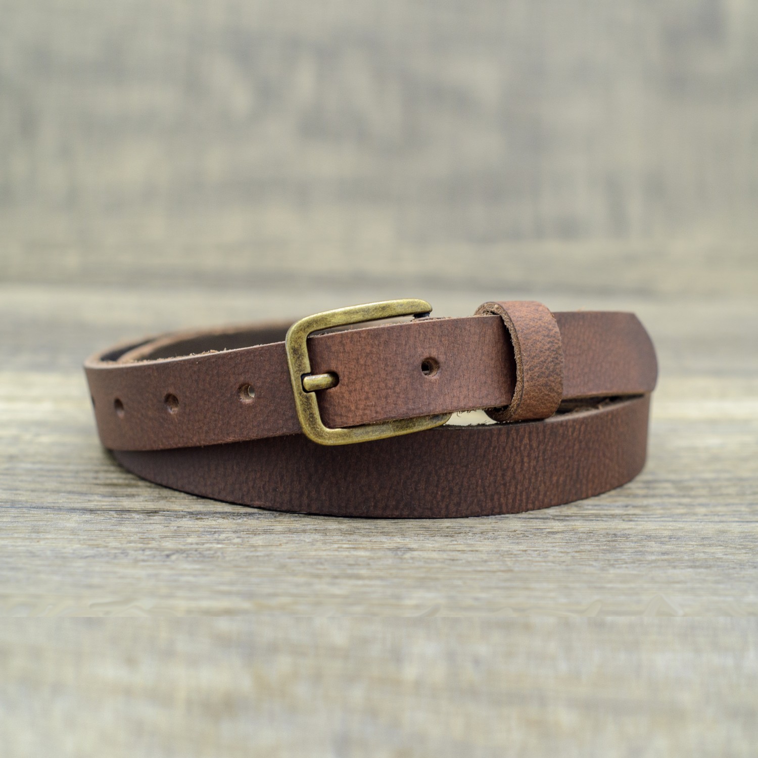 Vintage Ashford Ridge Genuine Leather Women\'s brown Western Belt Size 36\
