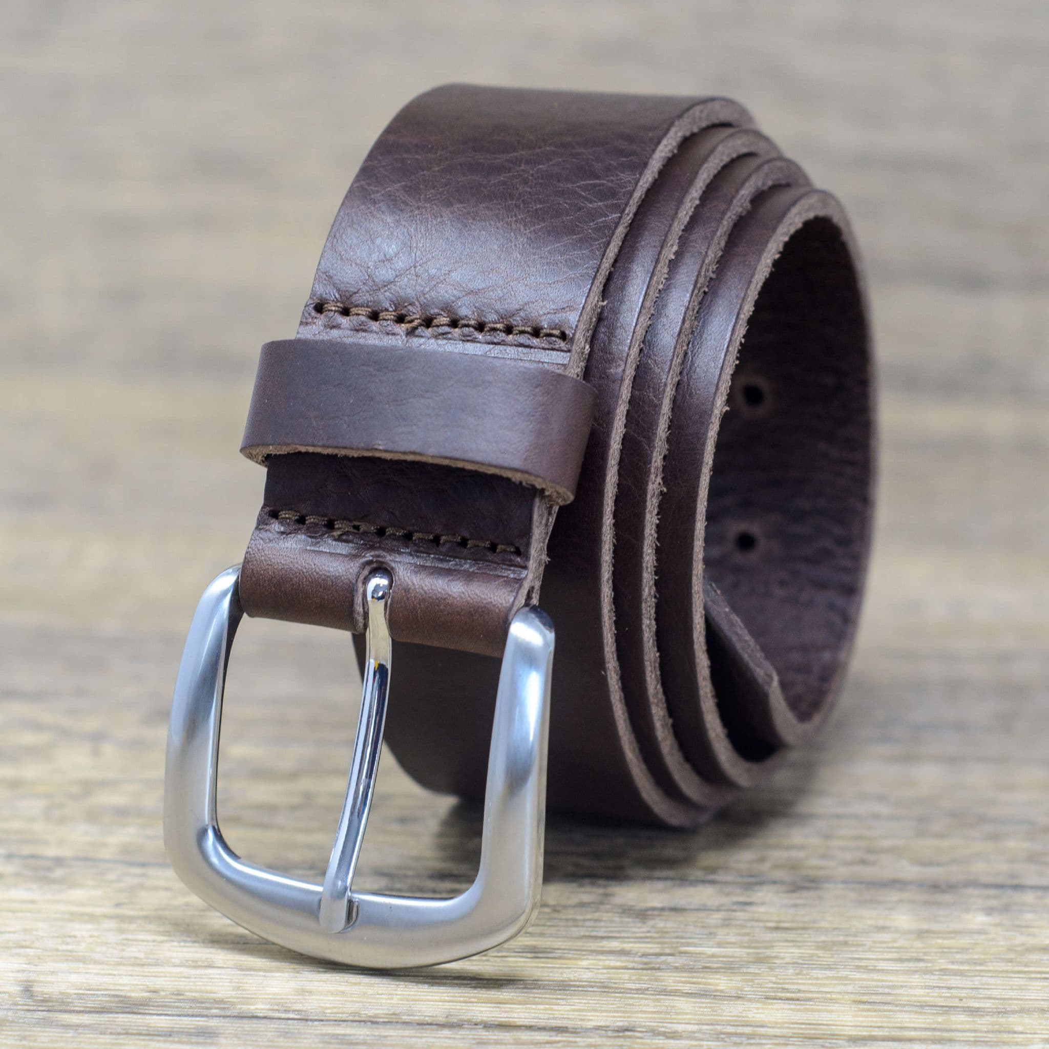 小物 vintage Italian real leather belt Italian 40mm Real Full Grain Mens Leather Belt with Horse Shoe